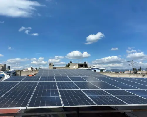 Sistema Fotovoltaico Plaza Azul, San Mateo Atenco