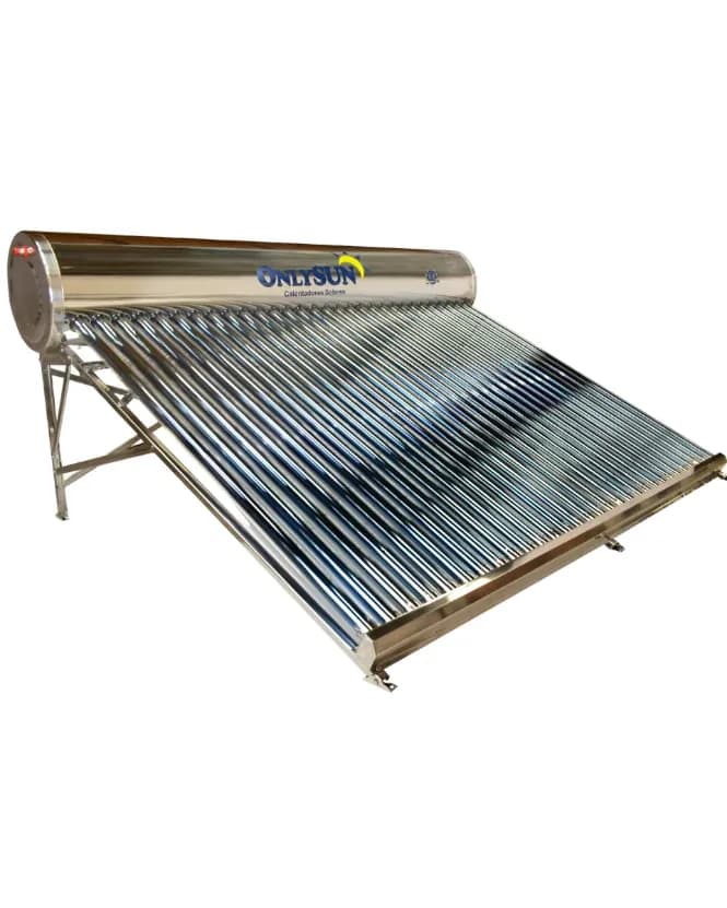 Calentador solar OnlySun de 30 tubos para casa - alto ahorro energético